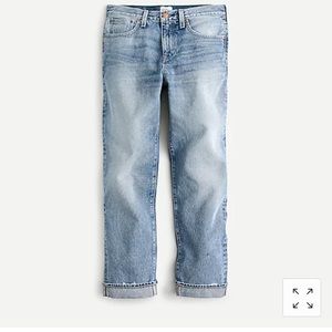 J CREW slim broken in boyfriend jeans